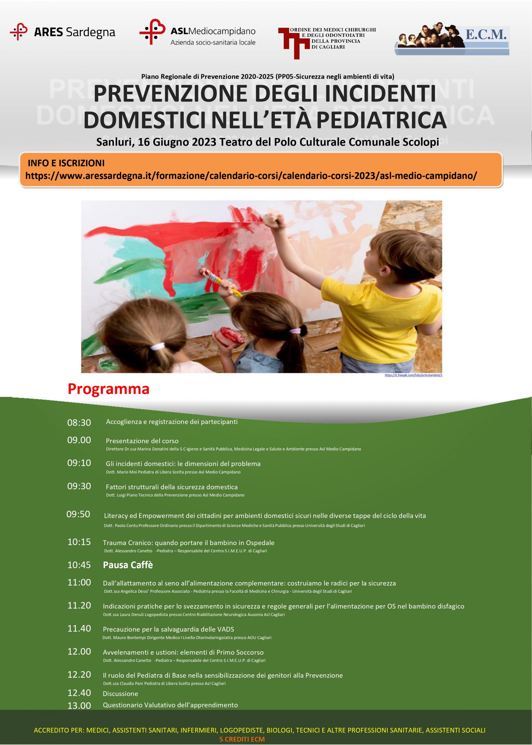 Corso sulla “Prevenzione degli Incidenti Domestici in età Pediatrica”