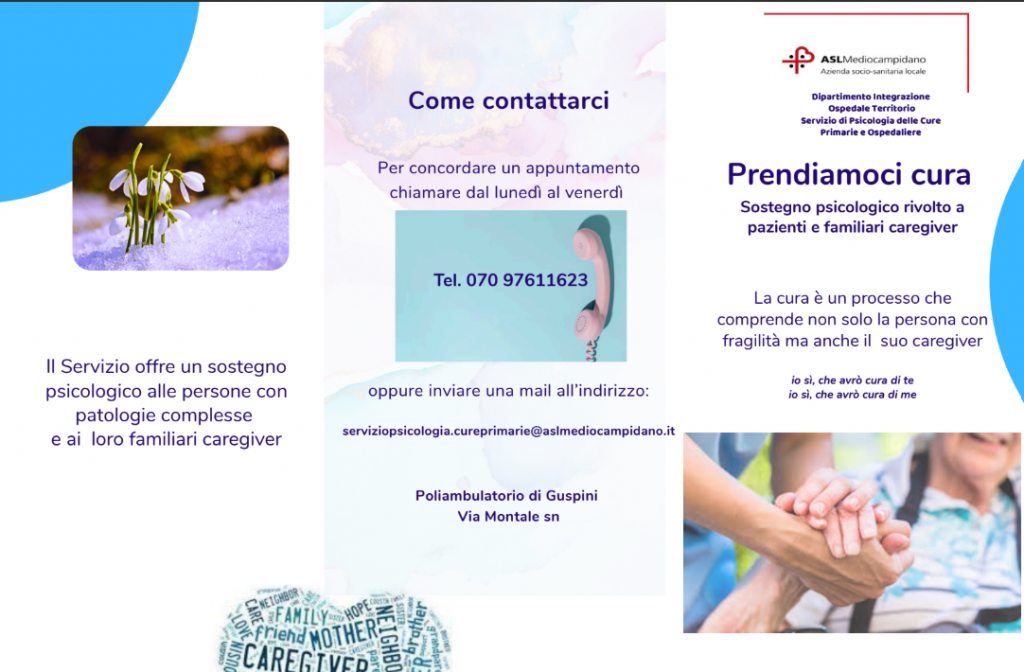 Sostegno psicologico rivolto a pazienti e familiari caregiver