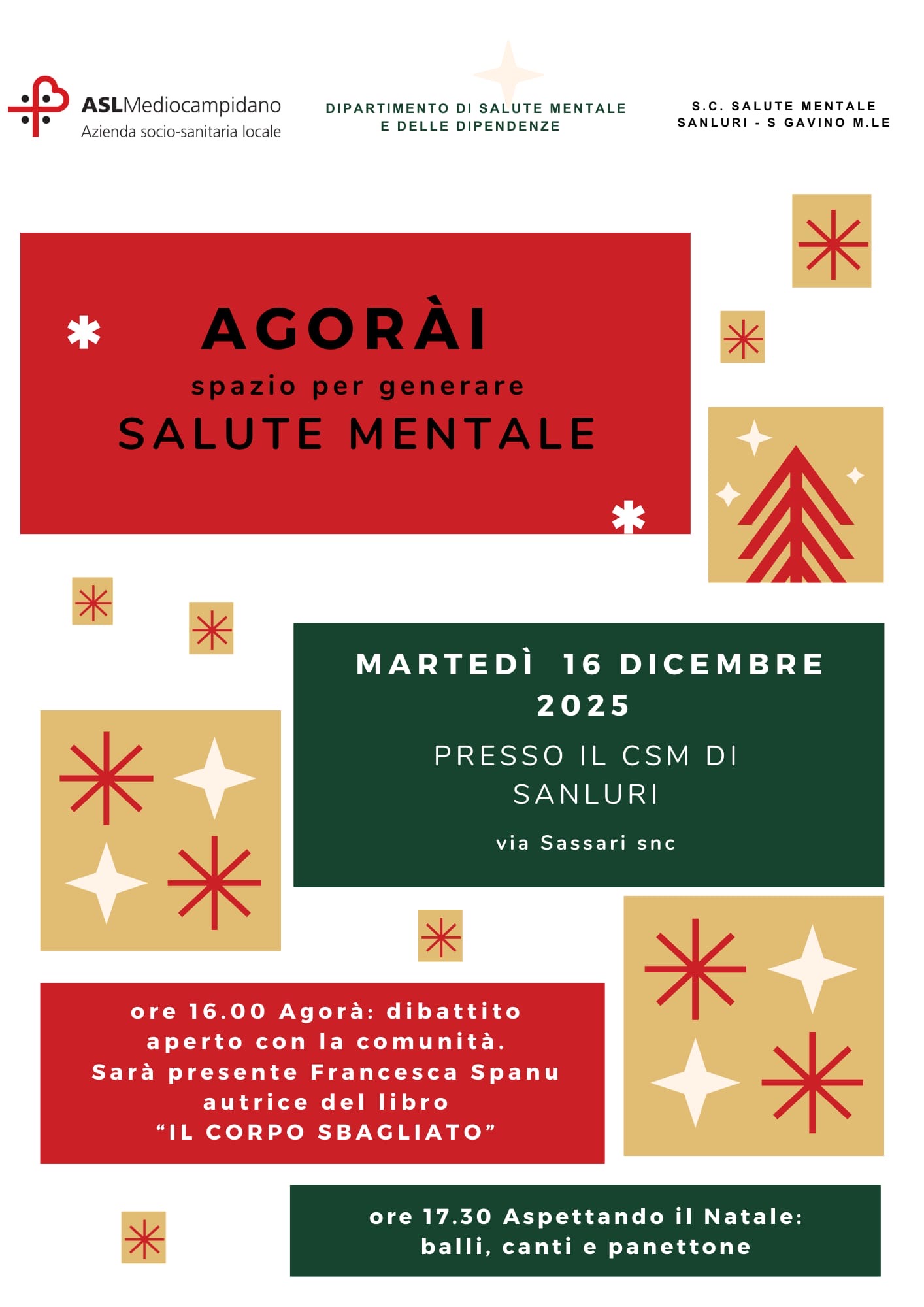 Sanluri, “Agorài”: spazio di incontro e dialogo sulla salute mentale